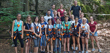 Vorschau Ausflug Jugendgruppe in den Kletterwald Betzenstein